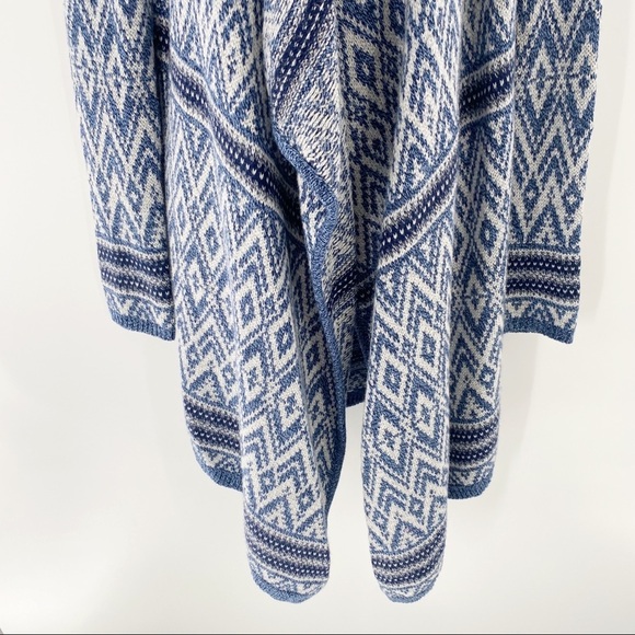 Kaisely Asymmetrical Open Front Cadigan Size M - Picture 4 of 14